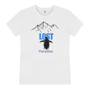 lost in paradise penguin t shirt for men | aesthetic graphic t shirt | trendy t shirt 2026