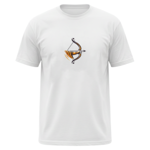 Ram Naam T-Shirt with ow and arrow | Jai Shree Ram Tee | Premium Cotton Spiritual Wear