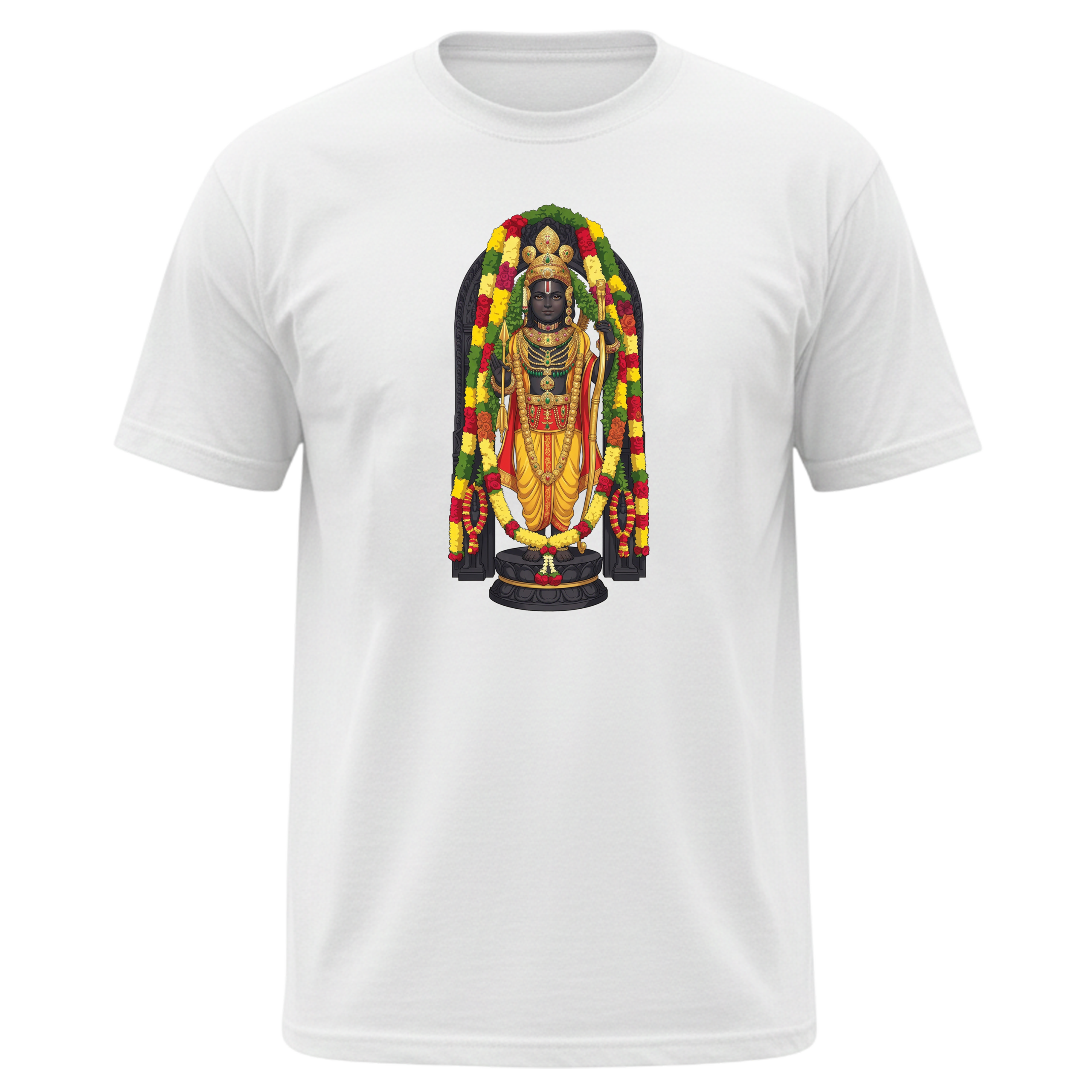 Shree Ram T-Shirt | Ram Mandir Ayodhya Graphic Tee | Ram Navami Special Premium Cotton Wear